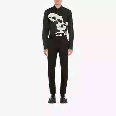 Alexander McQueen Skull Camo Long Sleeve Shirt