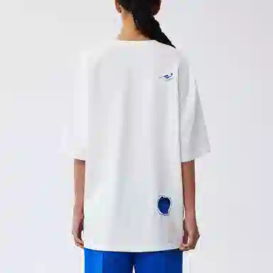 ADER ERROR Ivory Embroidered Logo T-Shirt