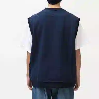 WTAPS Knitted Vest Blue