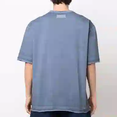 Maison Margiela SS22 Logo T-Shirt Blue