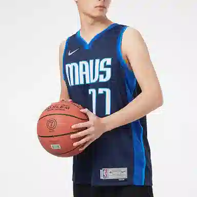 Nike NBA Mavericks Doncic 77 Navy
