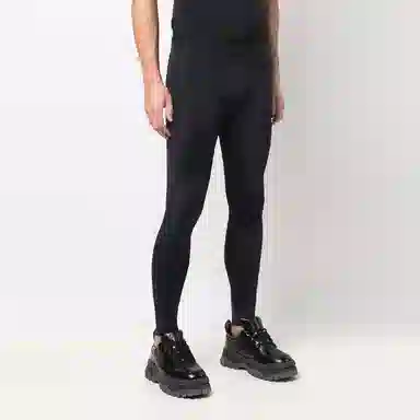 Balenciaga SS22 Logo Leggings Black