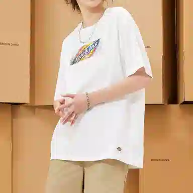 Dickies SS22 Logo Print Crewneck T-Shirt White