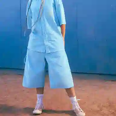 Drew House Corduroy Carpenter Short Pacific Blue