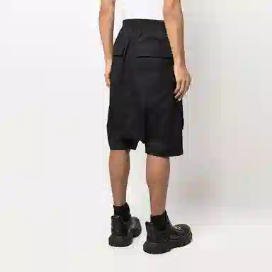 Rick Owens SS22 Black Shorts