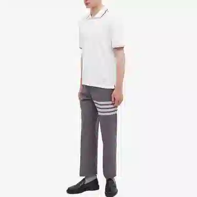 Thom Browne FW22 Polo Shirt White