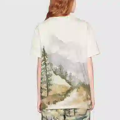 Gucci x The North Face Logo Ivory T-Shirt