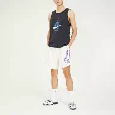 Nike Lakers Logo Basketball Shorts White
