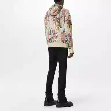 Louis Vuitton FW22 Jacquard Hoodie Pink
