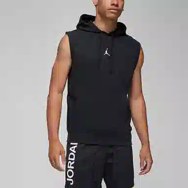 Jordan Hoodie Vest Black
