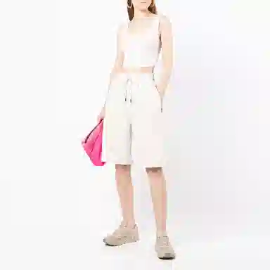 TEAM WANG FW22 Logo Gradient Tank Pink