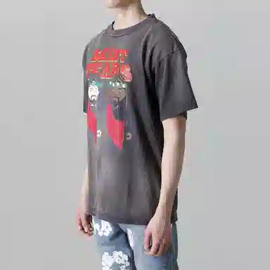 SAINT Mxxxxxx x Denim Tears SS22 Brown T-Shirt