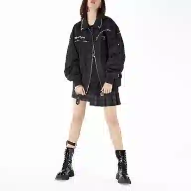 Boy London SS22 Eagle Embroidered Jacket Black