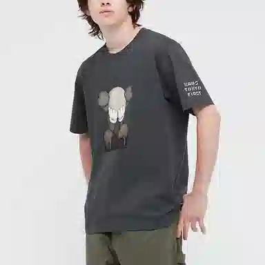 UNIQLO x KAWS Graphic Tee Dark Grey