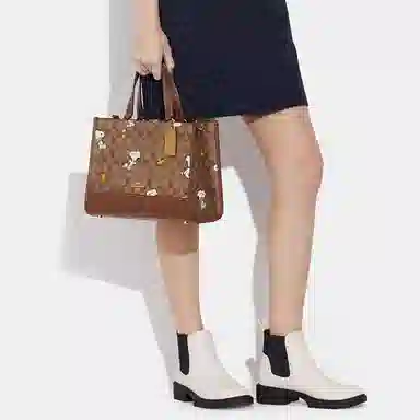 COACH x Peanuts Snoopy Dempsey 30 Tote