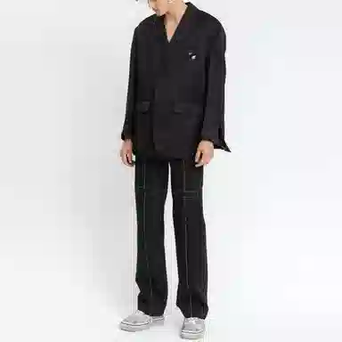 WE11DONE FW21 Black Blazer