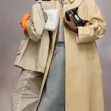 Maison Margiela Mini Quilted Leather Shoulder Bag White