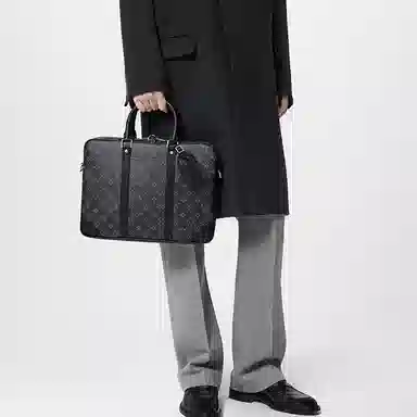 Louis Vuitton Briefcase Black/Grey