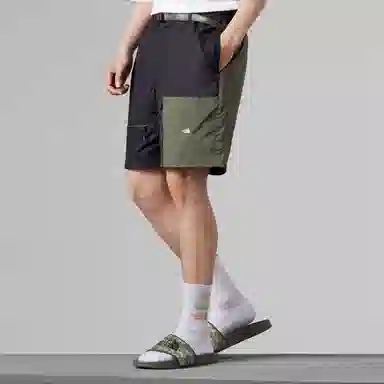 The North Face SS23 UE Windbreaker Shorts Blue Green