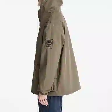 Timberland Waterproof Hooded Pullover Jacket Military Green