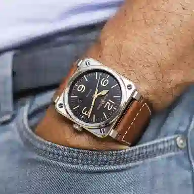 BELL ROSS 100 42mm BR0392-HERITAGE-CE