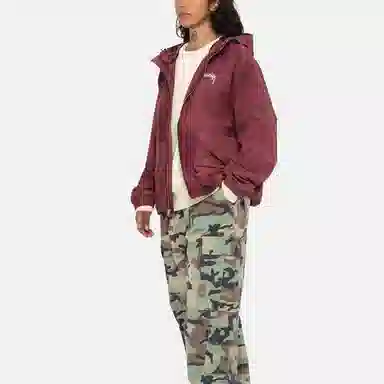 Stussy Beach Shell Fur Print Jacket