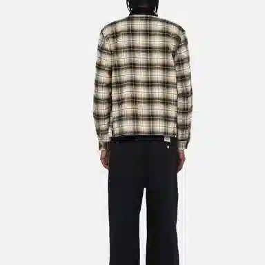Stussy FW23 FRANK PLAID ZIP SHIRT