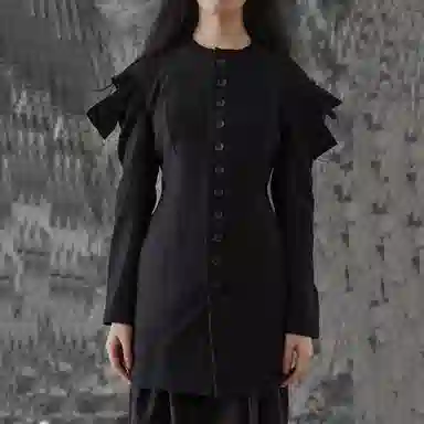 Yohji Yamamoto FW19 Wool Jacket Black