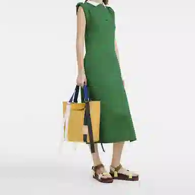 LONGCHAMP Le Pliage Re-play 24 Grain Yellow