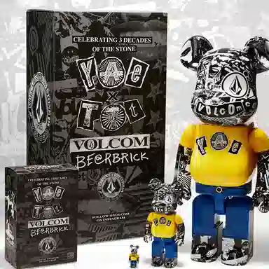 BE@RBRICK x VOLCOM True To This 30th Anniversary Edition