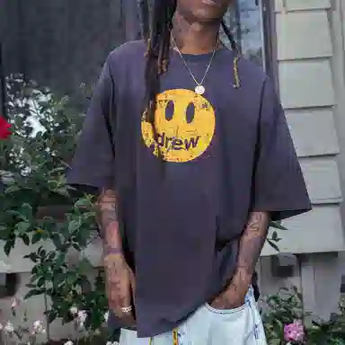 Drew House Mascot Ss Tee Faded Black