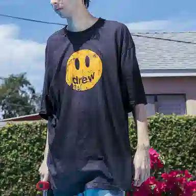 Drew House Mascot Ss Tee Faded Black