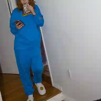 Drew House logo Secret Sweatpant Logo sky blue