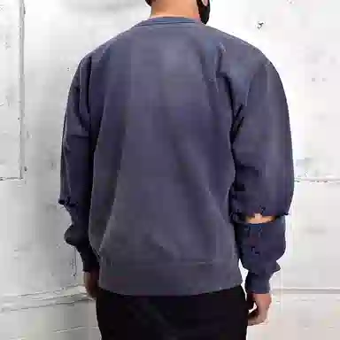 SAINT Mxxxxxx Logo Crewneck Navy