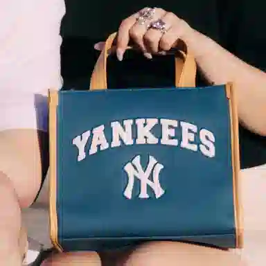 MLB Tote Bag Brown Blue
