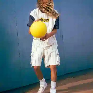 Drew House Secret Ss Tee Navy Pinstripe