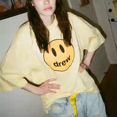 Drew House light yellow T