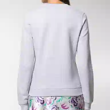 KENZO Logo Crewneck Sweatshirt Light Grey