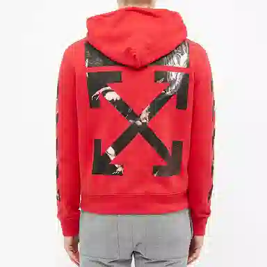 OFF-WHITE Hoodie Red