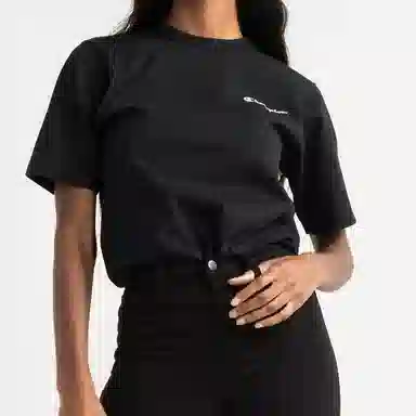Champion Logo T-Shirt Black