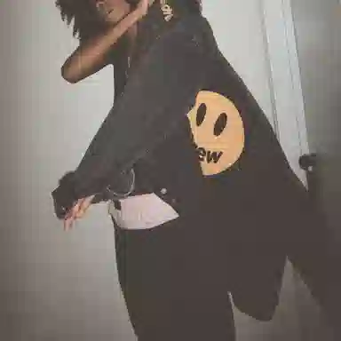 Drew House Chenille Mascot Patch Trucker Jacket