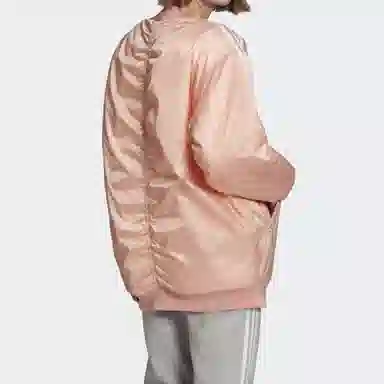 adidas Originals Long Bomber Jacket Glow Pink