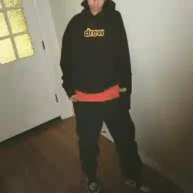 Drew House logo Secret Deconstructed Hoodie Logo