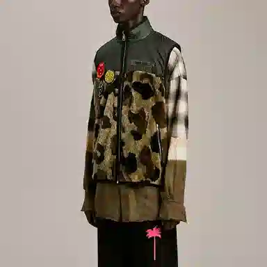 Palm Angels Vest Military Green