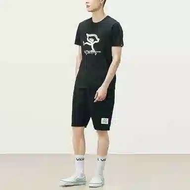 Vans x FIVEMONKER Abstract Crew Tee Black