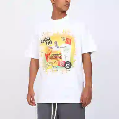 Travis Scott Cactus Jack x McDonald's T-Shirt White