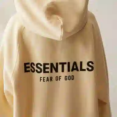 Fear of God Essentials Cream Hoodie
