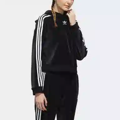 adidas Originals Cropped Hoodie Black