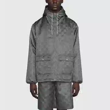Gucci Off The Grid Zip Hoodie Grey