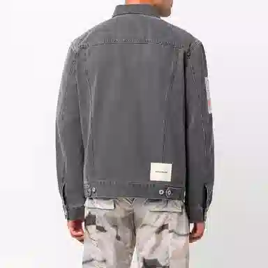 Heron Preston SS21 Denim Jacket Grey